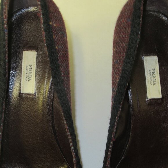 PRADA Women Shoes Size 38.5 Made in Italy - Picture 5 of 13